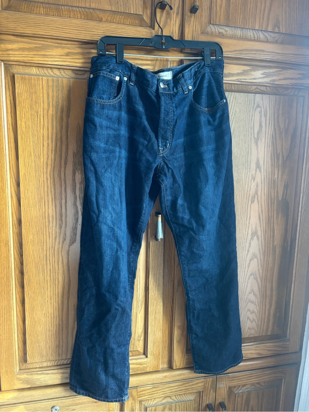 Women’s Dark Blue Straight-Leg Jeans